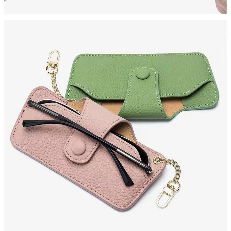 Fashion pouch pineapple leather glasses case