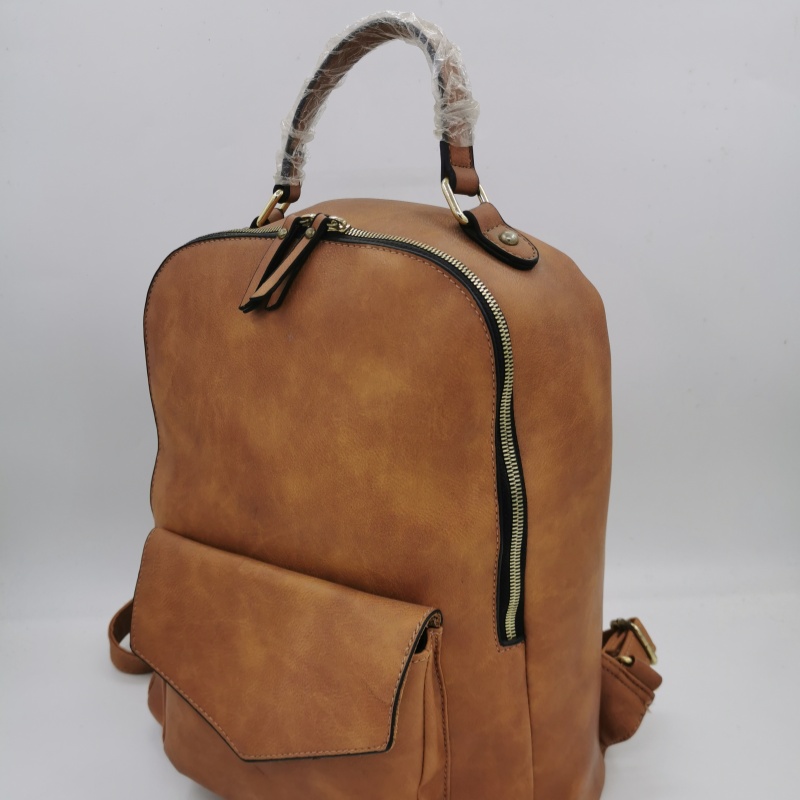 Bio-Based Pineapple Leather Casual Laptop Sports Backpack for Men Women Ourdoors Travel