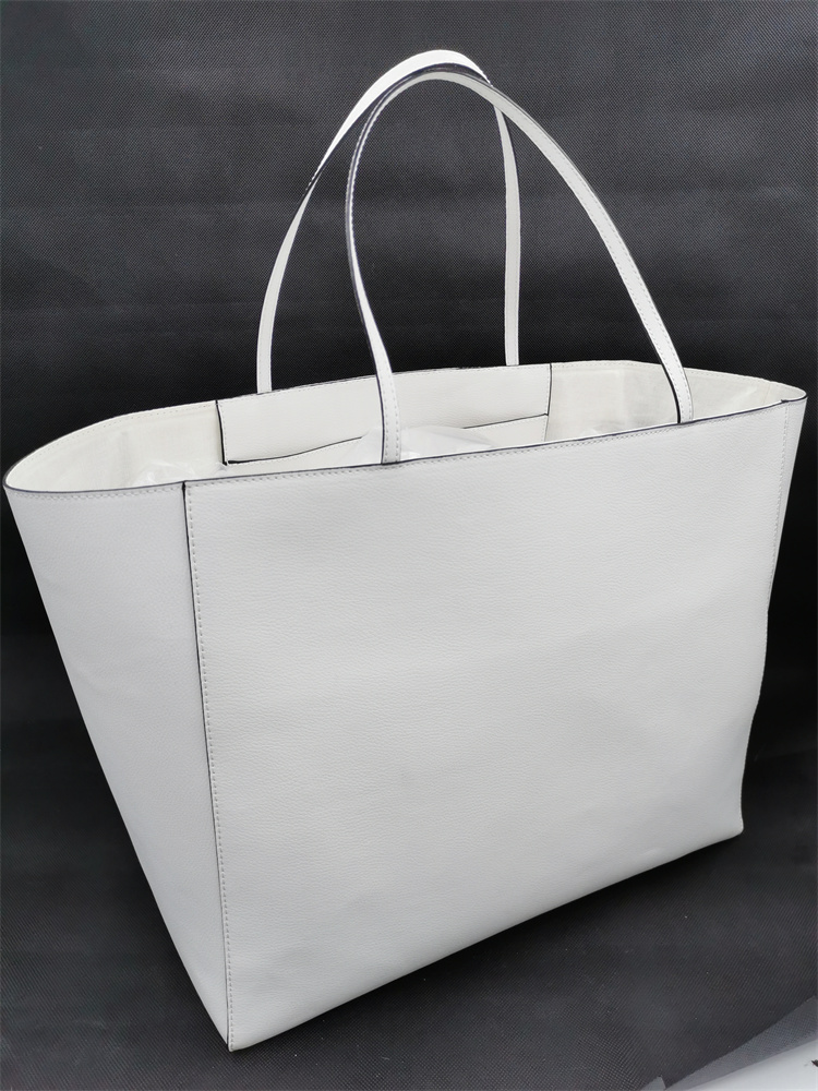 Large Capacity Bio-Based Pineapple Leather Vegan Tote Bag for Outdoors Shopping Travel