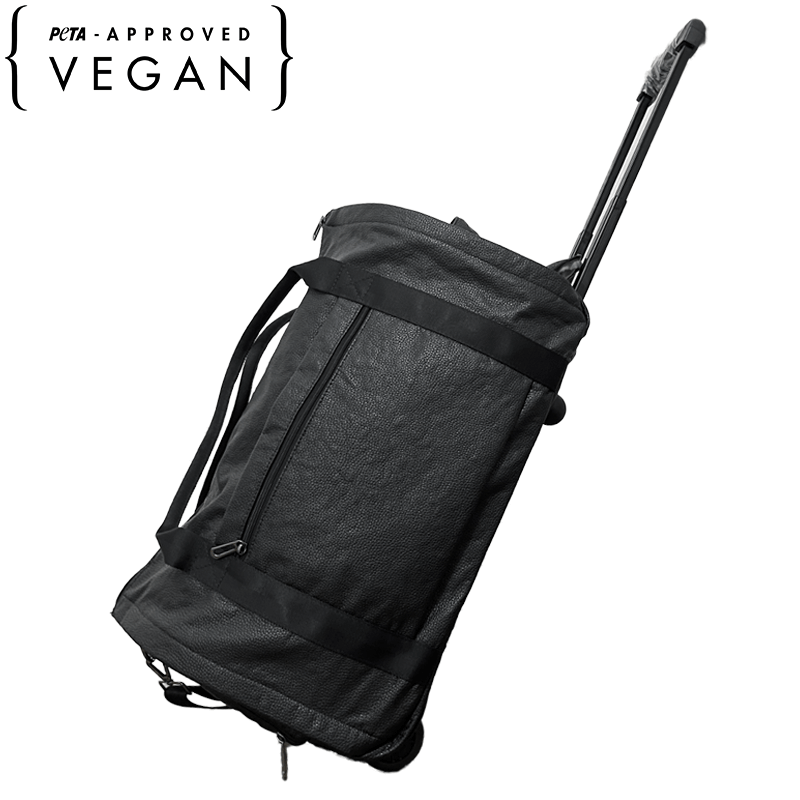 MZPT07801Pineapple Leather Convertible Garment Bag with Trolley And Wheels