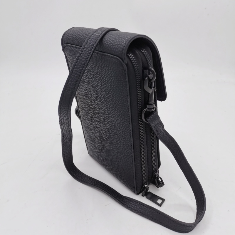 Vegan Fashion Recycled Pineapple Leaf Crossbody Wallet with Cards Holer and Slots