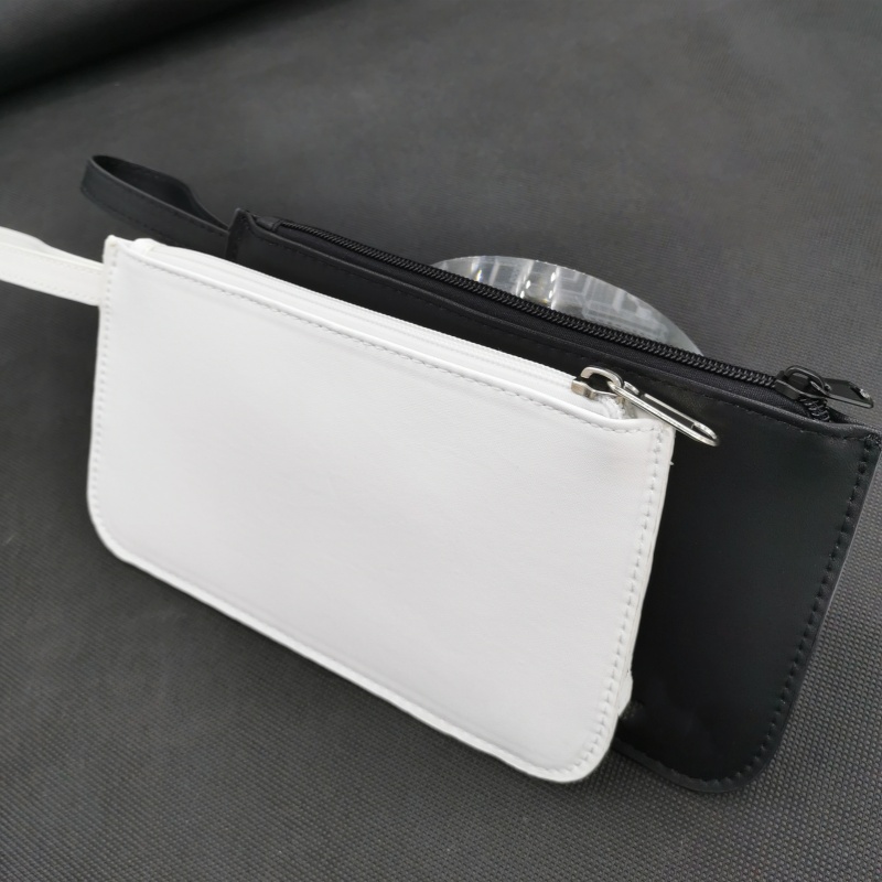 Bio-Based Vegan Pineapple Leather Cosmetic Bag Makeup Bag Zipper Pouch