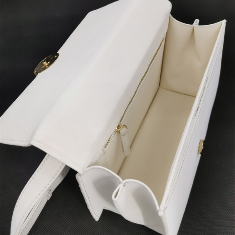 Factory Price Bio-Based Pineapple Leather Crossbody Shoulder Bag Tote Handbag for Women