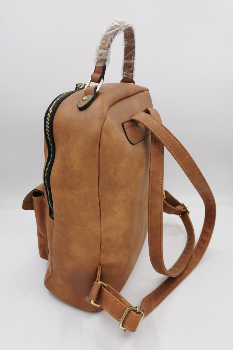 Bio-Based Pineapple Leather Casual Laptop Sports Backpack for Men Women Ourdoors Travel