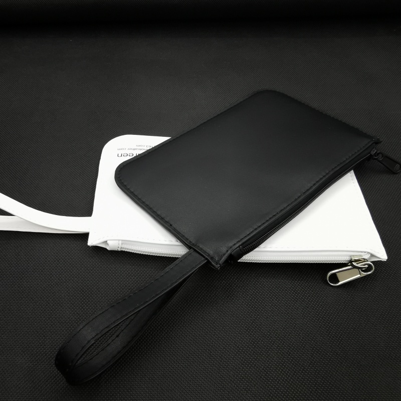 Bio-Based Vegan Pineapple Leather Cosmetic Bag Makeup Bag Zipper Pouch