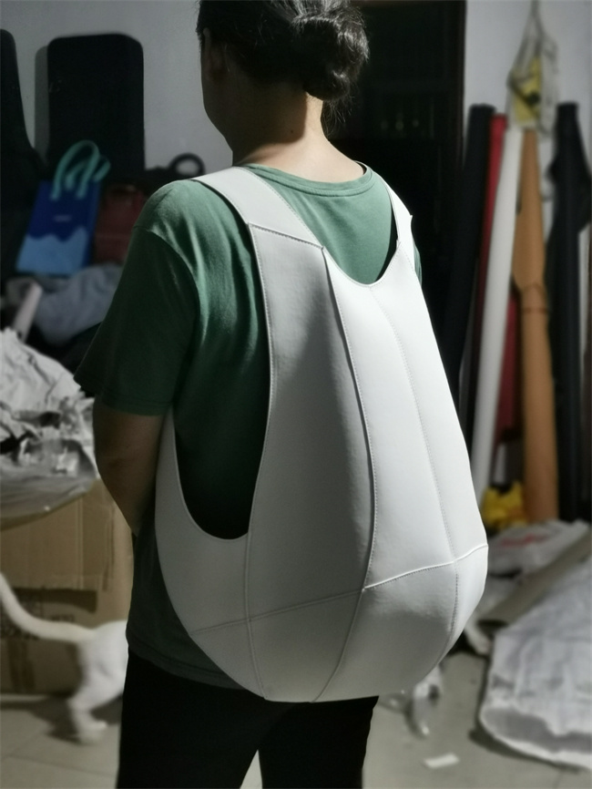 3D Anti-Theft Design Unisex Bio-Based Pineapple Leather Turtle Outdoors Hiking Backpack