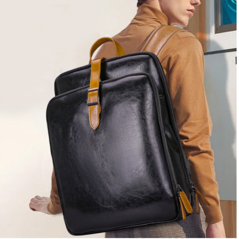 Bio-Based Customized Laptop Casual Sports Backpack with Double Adjustable Shoulder Straps