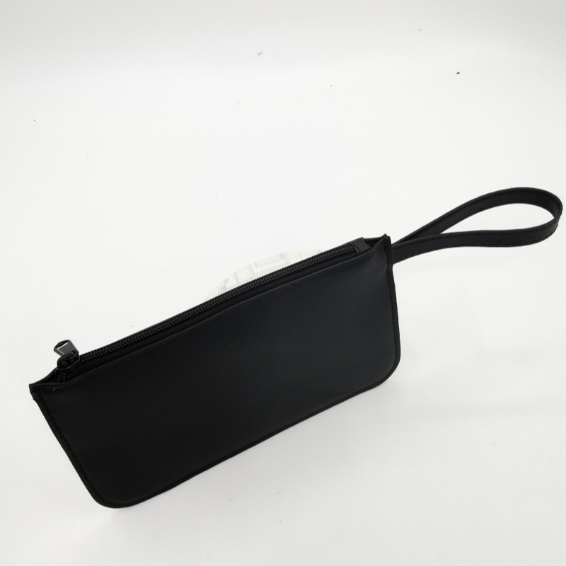 Bio-Based Vegan Pineapple Leather Cosmetic Bag Makeup Bag Zipper Pouch