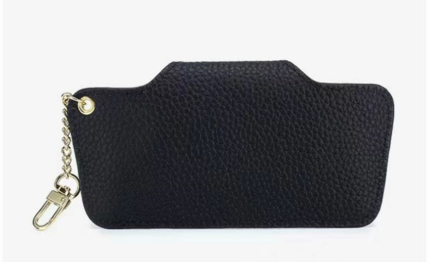 Vegan Fashion Spectacle Case Glasses Pouch Made of Bio-Based Pineapple Leather