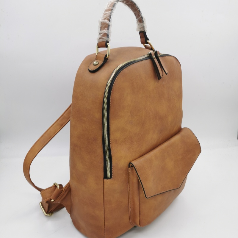 Bio-Based Pineapple Leather Casual Laptop Sports Backpack for Men Women Ourdoors Travel