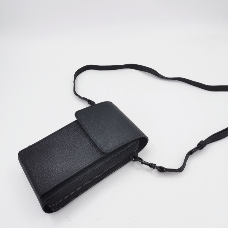 Vegan Fashion Recycled Pineapple Leaf Crossbody Wallet with Cards Holer and Slots