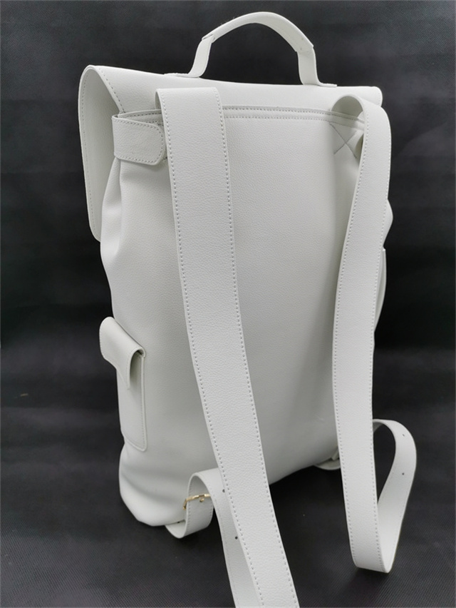 Bio-Based Pineapple Leather Laptop Backpack for Work Travel, Fits 15 Inches Laptop