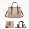 Bio-Based Luxury Vegan Fashion Cactus Leather Tote Bag Crossbody Handbag Leisure Bags