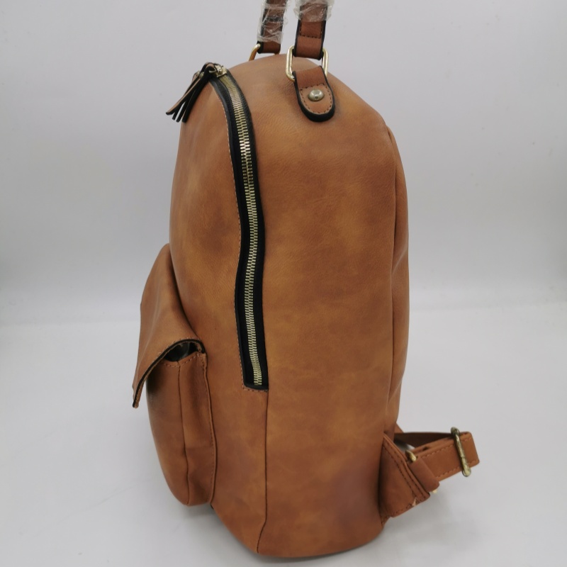 Bio-Based Pineapple Leather Casual Laptop Sports Backpack for Men Women Ourdoors Travel